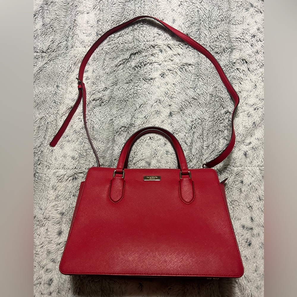 Kate Spade Laurel Way Reese Leather Crossbody Bag Purse Handbag